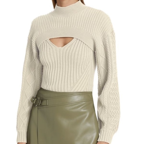 Jonathan Simkhai cut-out sweater (pre-owned) - Picture 1 of 4